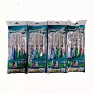 라이온 시스테마 치석케어 콤팩트 칫솔 3개입, 4개