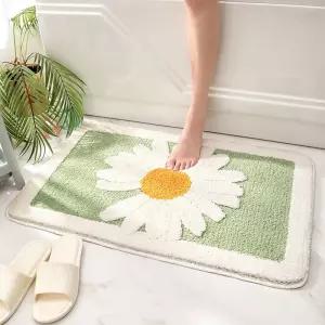 빅데이지 사각 발매트 3color 중 45x70/극세사/씽크대/발판/바닦/욕실/싱크대/미니/발메트/바닥/미끄럼방지