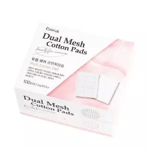 양면 엠보싱 메쉬 화장솜 100p 순면/패드/스킨/클렌징/대용량/원형/얇은/얼굴/미용/솜/케이스/목화솜/늘어