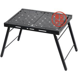 2단 접이식 캠핑 테이블 알루미늄 상판 모듈형 및 확장형 가볍고 컴팩트하며 내구성 있는 IGT 야외