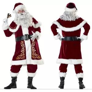 빅사이즈 산타복 수염 가발 풀세트 크리스마스 의상