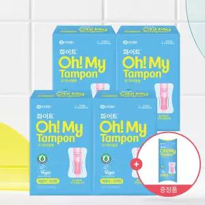 화이트 오마이탐폰 체내형 생리대 레귤러 12개입 X 4팩