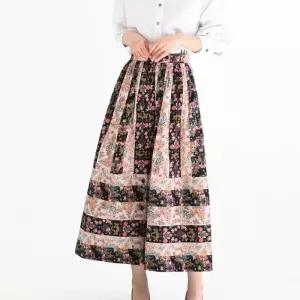 비꼴리끄 (여성)]코튼 프린트 플레어 스커트 B252WK3040 483789