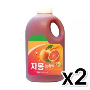 프레시에또 자몽 농축액 1.8kg (2개1세트)