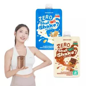 [제로스푼] 쉘위쉐이크 무설탕 단백질 쉐이크 파우치 40g