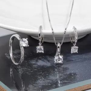 3부 5부 다이아 세트 랩 GIA IGI 키스미 목걸이 귀걸이 반지 예물 기념일 선물 와이프