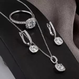 3부 5부 다이아 세트 랩 GIA IGI 까르 목걸이 귀걸이 반지 예물 기념일 선물 고급