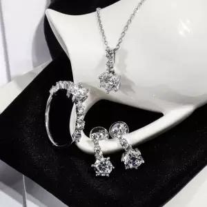 3부 5부 다이아 세트 랩 GIA IGI 라일리 목걸이 귀걸이 반지 예물 기념일 선물