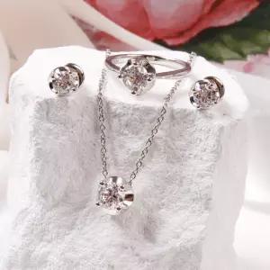 3부 5부 다이아 세트 랩 GIA IGI 프롬 목걸이 귀걸이 반지 예물 기념일 선물 웨딩