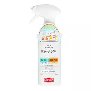 애경 랩신 항균 풋 샴푸 각질케어 시트러스향 410ml 1개 발씻기 발냄새
