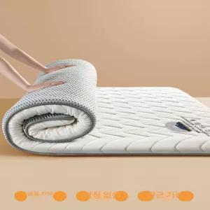 항균 라텍스 침대 매트 패드 싱글 학생용 접이식 얇은 침대용