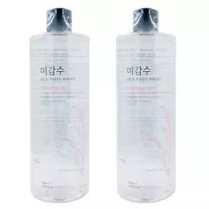 더페이스샵 미감수 브라이트 순한 페이셜 클렌징 워터 500ml 2개