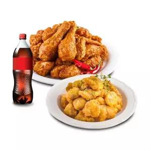 (호식이두마리) 매운간장+똥집미니튀김(조미소금)+콜라500ml