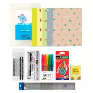 중등 고등 화일케이스 8종 문구세트/문구/세트/새학기/신학기/입학/졸업/선물/학교/학생/용품/필기구