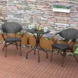 2인용카페 테이블 의자 세트 마당꾸미기 의자 거실