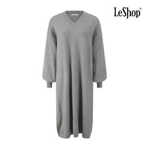 [롯데백화점]르샵 V넥 퍼프 소매 플레인 니트 원피스 BPBOP002A