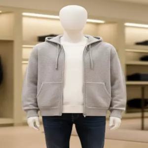 [피클]에어울 절개 투웨이 후드 니트 집업