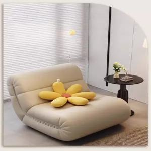체어 흔들 거실 소파 1인소파 가죽 안락의자 생활방수 침대형 의자