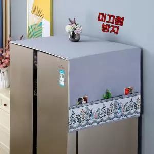 냉장고 먼지 덮개, 방진 천 전자레인지 및 세탁기 양문형 또는 단문형 덮개.