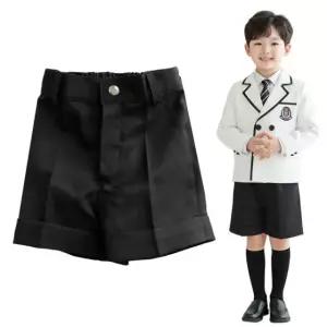 정장 검정색 반바지 유아동 주니어 남여공용 결혼식 객룩 돌행사 연주회 합창단 블랙반바지