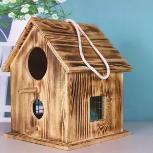 야외 새둥지 나무새집 크림색 둥지 컬러 대형 하우스 밀키 번식 공원 조류 화이트 우드