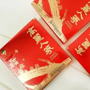 4년근 2등품 백삼 25편 피직 국산 건삼 뿌리 피부직삼