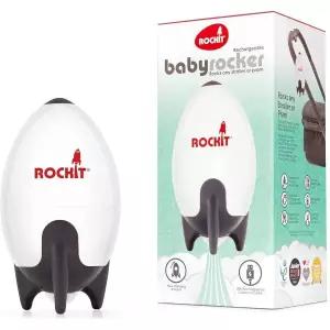 Rockit 로킷 핸즈프리 휴대용 수면 보조기 USB 충전 진동기 자동 바운서