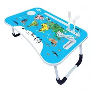 캠핑장 휴대용 아동책상 세계지도 이동 학습테이블 공간활용 초등 학생방 교구상 좌식