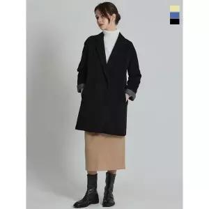 [르오트]절제된라인 울블렌디드 루즈핏 하프코트_P413655500