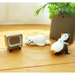 애니멀 미니어처 3종 세트 선반 장식인형 데코 소품