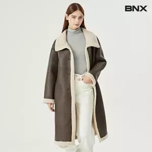 [BNX]페이크레더 양털 롱 무스탕 코트 (BW4CT004L0)