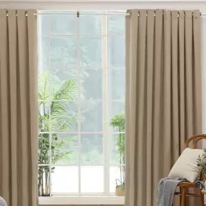 거실 커튼 고밀도 사생활 특대형 암막 커튼 아일렛 사계절 무지 방풍 창문 긴 창문 암막 커튼