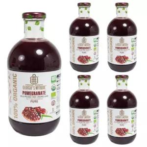 조지아스내추럴 유기농 NFC 석류즙 석류주스 원액 1L 5개