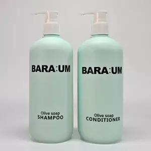 바라움 올리브솝 샴푸 + 컨디셔너 세트 향기 좋은 약산성 지성 두피 샴푸 린스 약산성