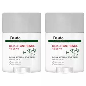 닥터아토 유아용 데일리 보습 순한 더마 수딩 스틱밤 17g 2개