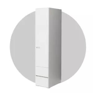 작은방 자취 1인 슬림 2단 서랍형 옷장 400 우산 안방 날씬한 수납칸 거실 복도