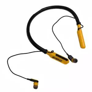 디월트 DXMA1902091A Jobsite Pro 블루투스 이어폰 넥밴드형 작업용 무선이어폰