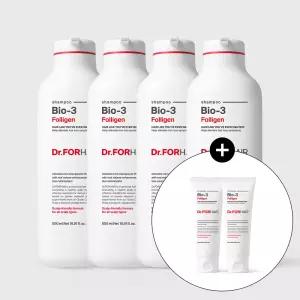 [] 닥터포헤어 모발빠짐감소 뿌리볼륨개선 폴리젠 바이오3 샴푸 500mlX4 [+바이오3 샴푸 70ml x 2개  쇼핑