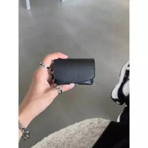 카드지갑 명함 케이스 식 메종 스본드 소형 가죽 지갑 소가죽 심플 컴팩트 동전 남녀공용 카드 홀더