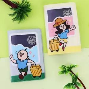 웃긴 캐릭터 안티스키밍 여권 RFID차단 케이스