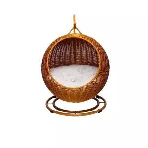 캣 브라운 스윙체어 라탄 썸머 (WFHJJ48)
