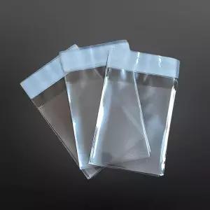 다용도 포장 비닐 접착 OPP봉투 17X20cm+4cm 200매속지 쿠키 식품 빵봉투 투명 OPP