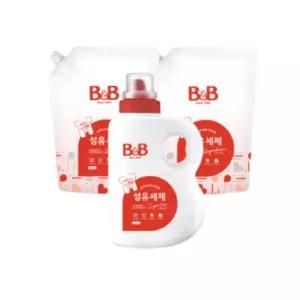 메디앙스 비앤비 아기 세탁 세제 용기 리필 1.5L 세트 BNS