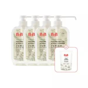 메디앙스 비앤비 유아 젖병 주방 세정제 용기형 600ml BNS