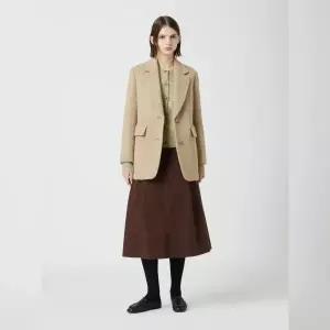 [롯데백화점]씨씨콜렉트 알파카 블렌드 테일러드 싱글 숏 코트_C254MSG003