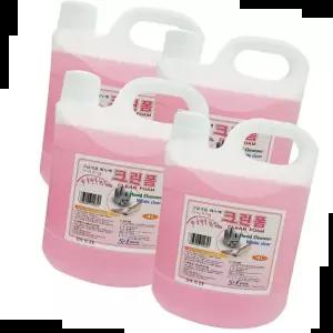 폼워시 크린폼 거품비누액 대용량 거품비누 4리터x4통