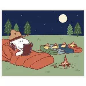DIY 피너츠 스누피 별이 빛나는 밤 40X50 캔버스 그림그리기 페인팅