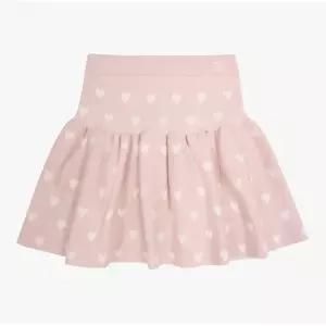 [롯데백화점]치크 리본 카라 하트 자가드 스커트 세트 하의 CKSV24W6G