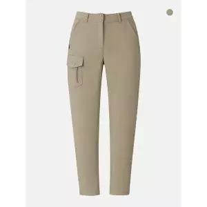 [아웃도어스/데니스골프]26SS신상 여성 소프트텐션 카고포켓 기모 조거팬츠_HD4FLPT952