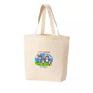 에코백 토트백 해피썸머 가족여행 휴가 그림 다양한 사이즈